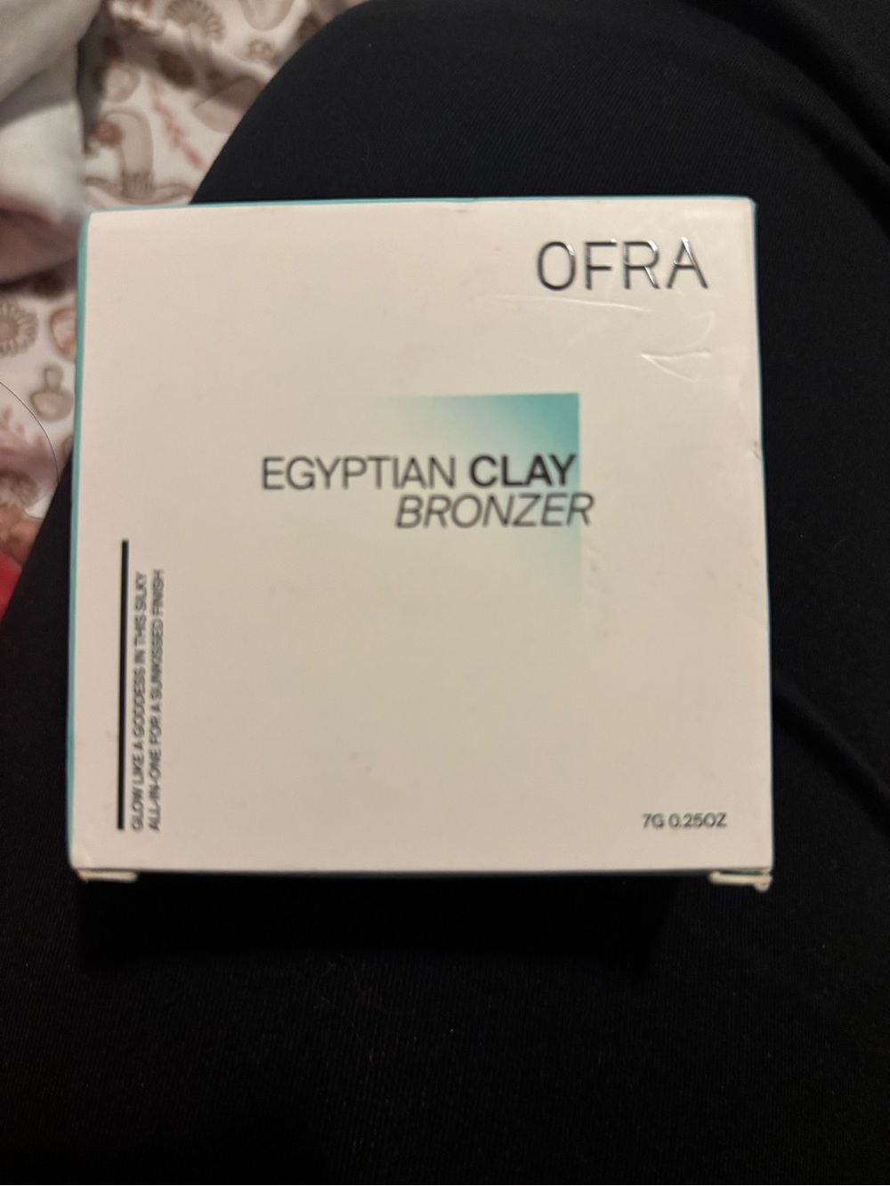 BRAND NEW NEVER USED-OFRA Egyptian Clay Bronzer - White Box with Teal Accent